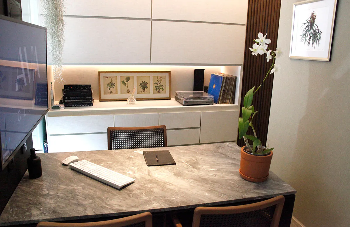 Ambiente de atendimento da AVA Clinic